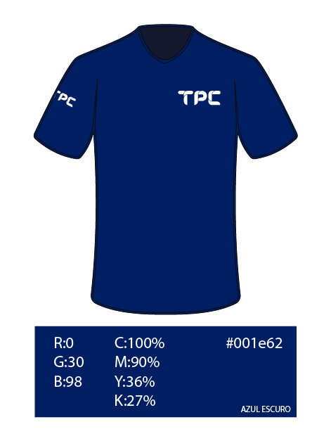 Uniformes Vetorizados coloridos TPC RGB_Camiseta Operacional - Azul Escuro cópia