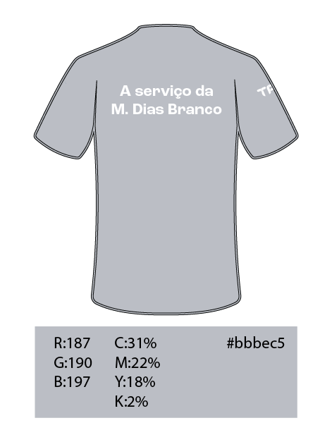 Uniformes Vetorizados coloridos TPC RGB_Camiseta Operacional M. Dias COSTAS - CINZA