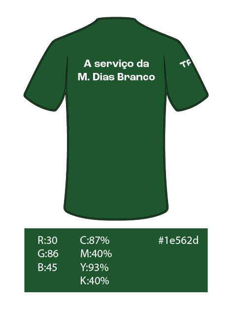 Uniformes Vetorizados coloridos TPC RGB_Camiseta Operacional M. Dias COSTAS - Verde Musgo