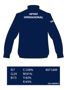 TPC - CORREIOS - Jaqueta - COSTAS - Azul Marinho