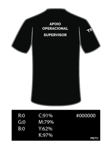 TPC - CORREIOS RJ - Camiseta - COSTAS- Preto