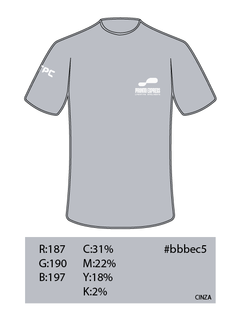TPC - CORREIOS RJ - Camiseta - FRENTE - Cinza